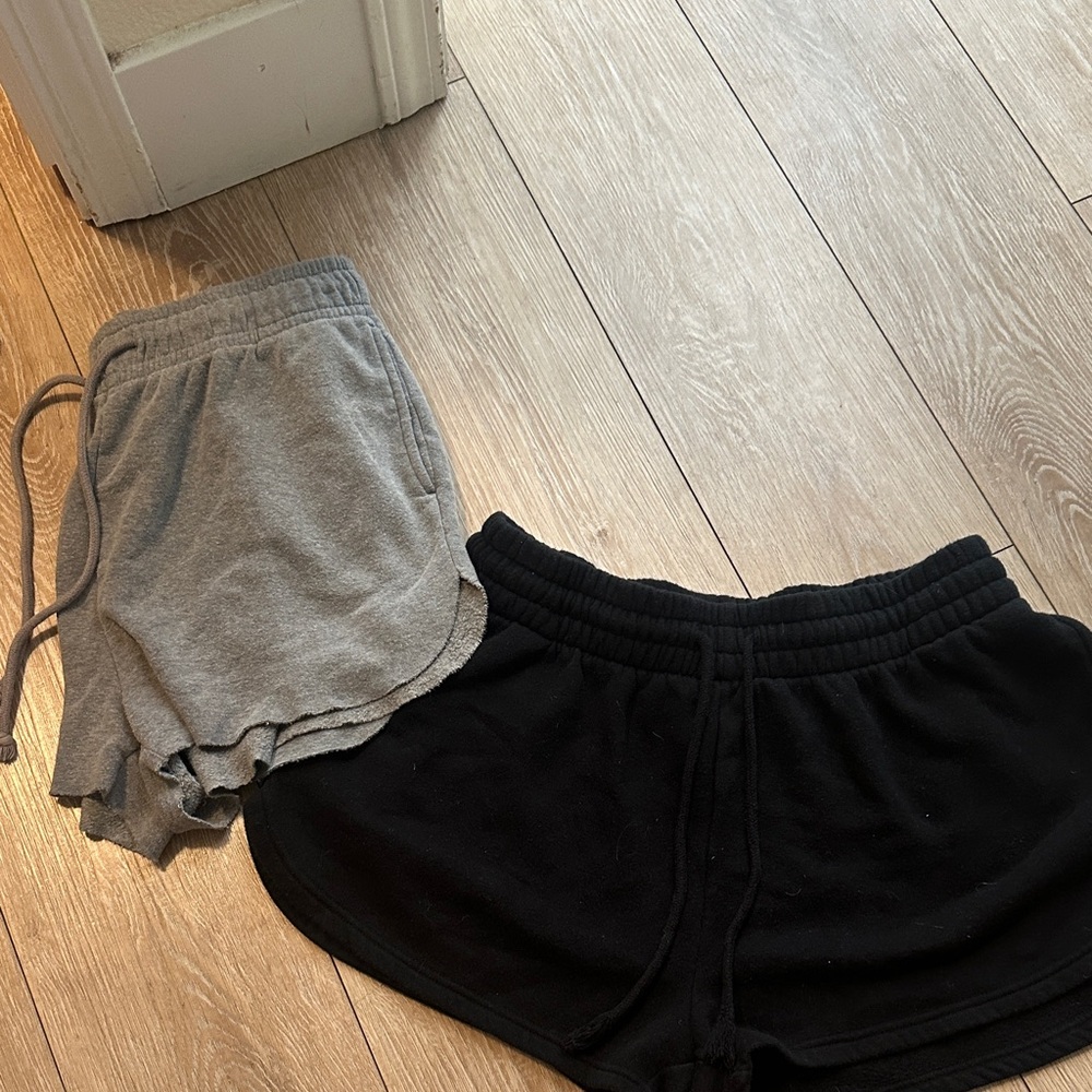 Wild Fable Black and Gray Athletic Shorts